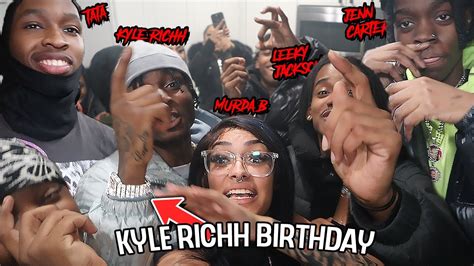 Got the Glock on my hip and I'm sendin' out six. . Kyle richh birthday
